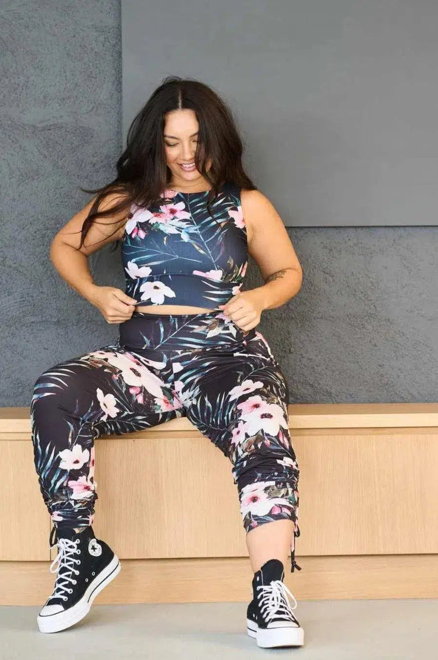 Exotic At Heart Soft To Touch - Jogger Long Tie Sided W/ Pockets-Activewear-Exoticathletica