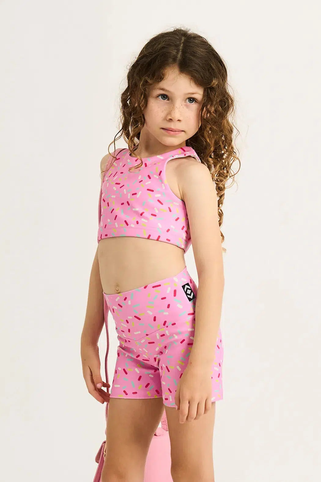 Extra Sprinkles Performance - Kids Booty Shorts-9358328368779-Activewear-Exoticathletica