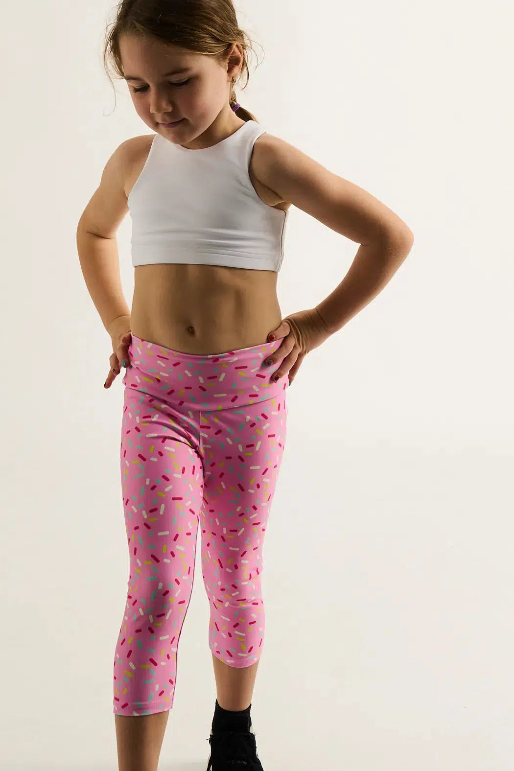 Extra Sprinkles Performance - Kids Capris-Activewear-Exoticathletica