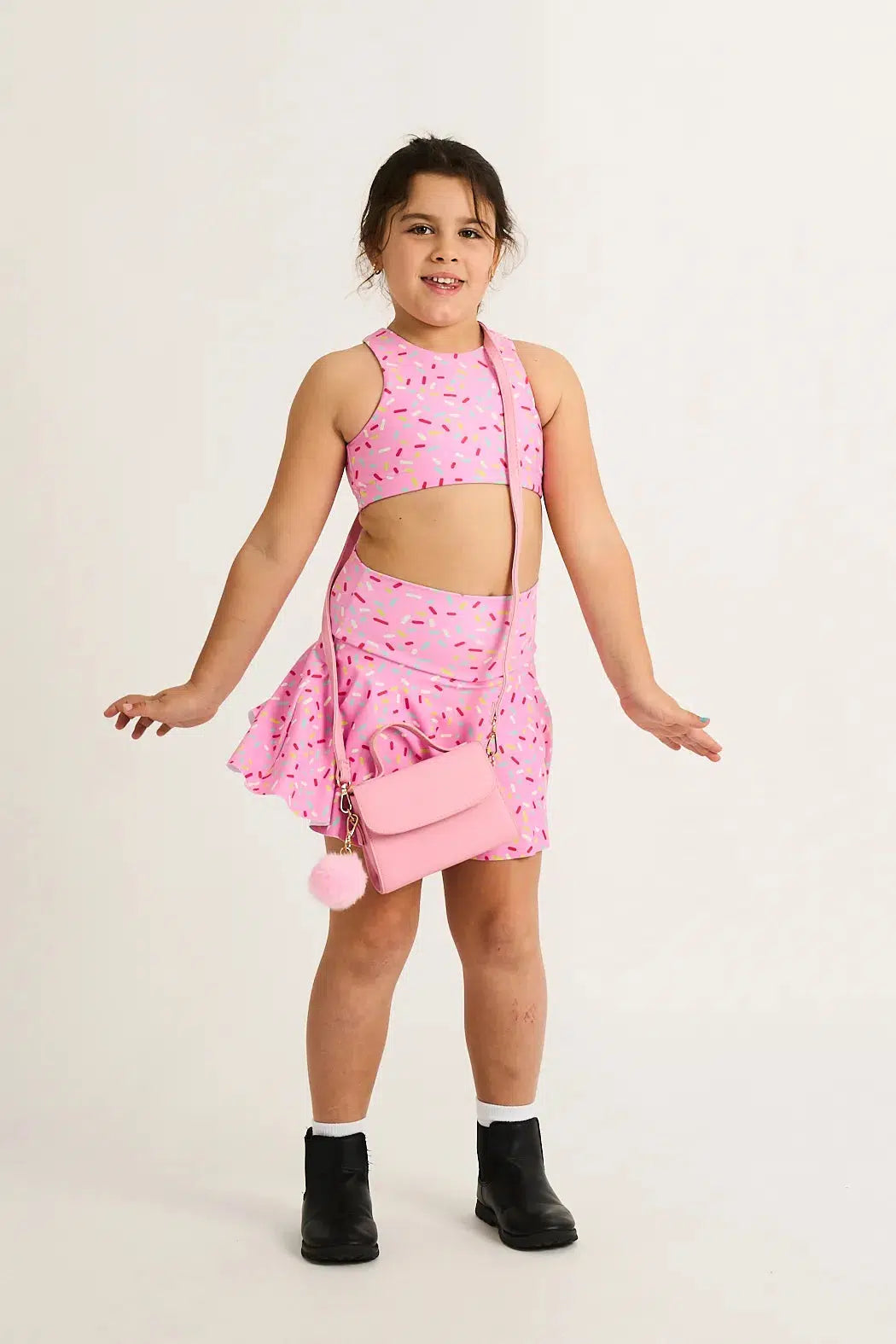 Extra Sprinkles Performance - Kids Simple Skort-Activewear-Exoticathletica