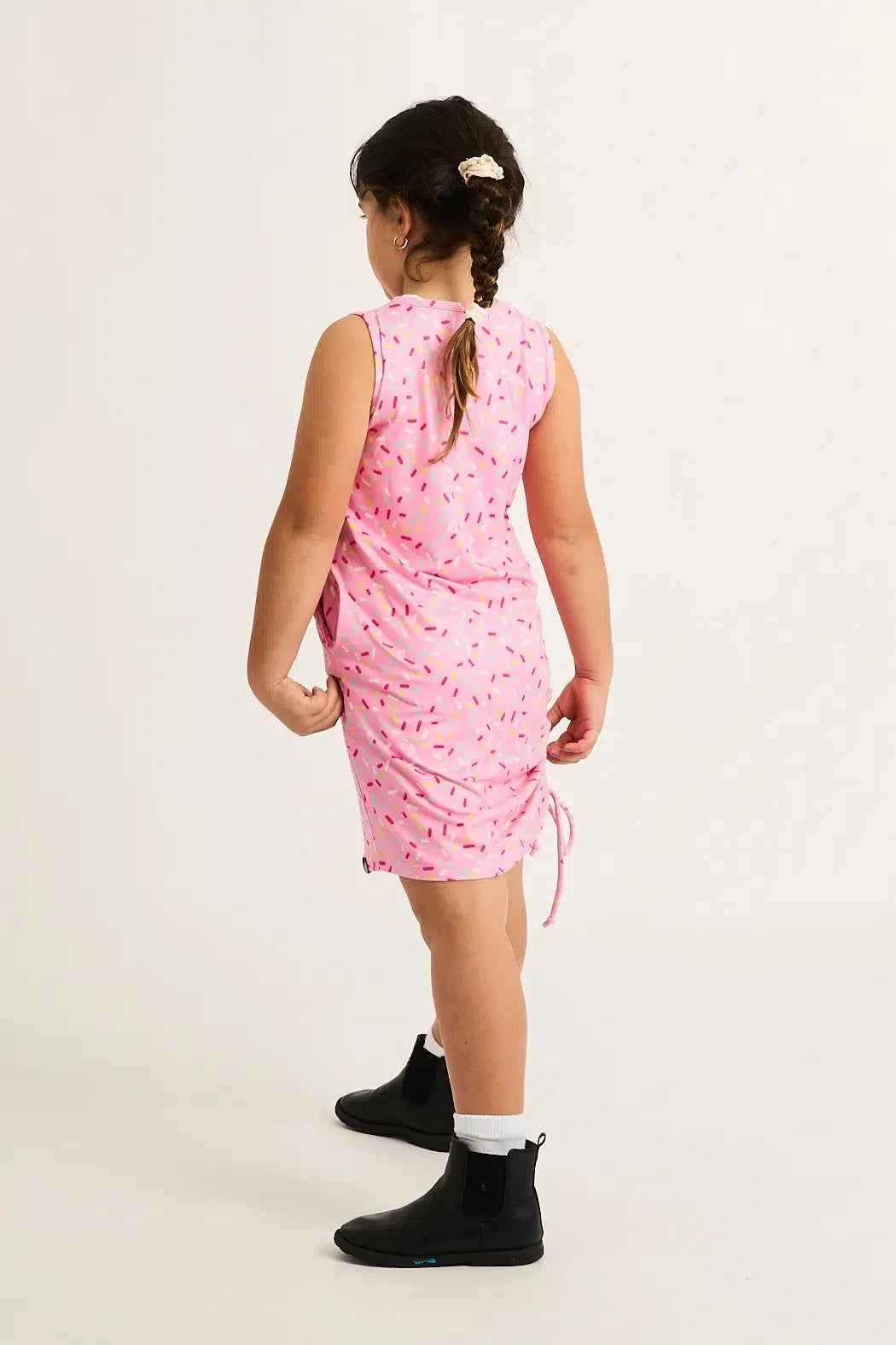 Extra Sprinkles Soft To Touch - Kids Lazy Girl Dress Tank-Activewear-Exoticathletica