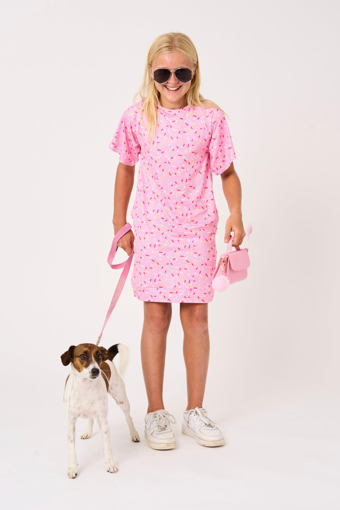 Extra Sprinkles Soft To Touch - Kids Lazy Girl Dress Tee-Activewear-Exoticathletica