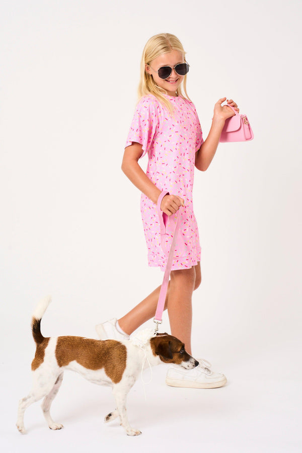 Extra Sprinkles Soft To Touch - Kids Lazy Girl Dress Tee-Activewear-Exoticathletica