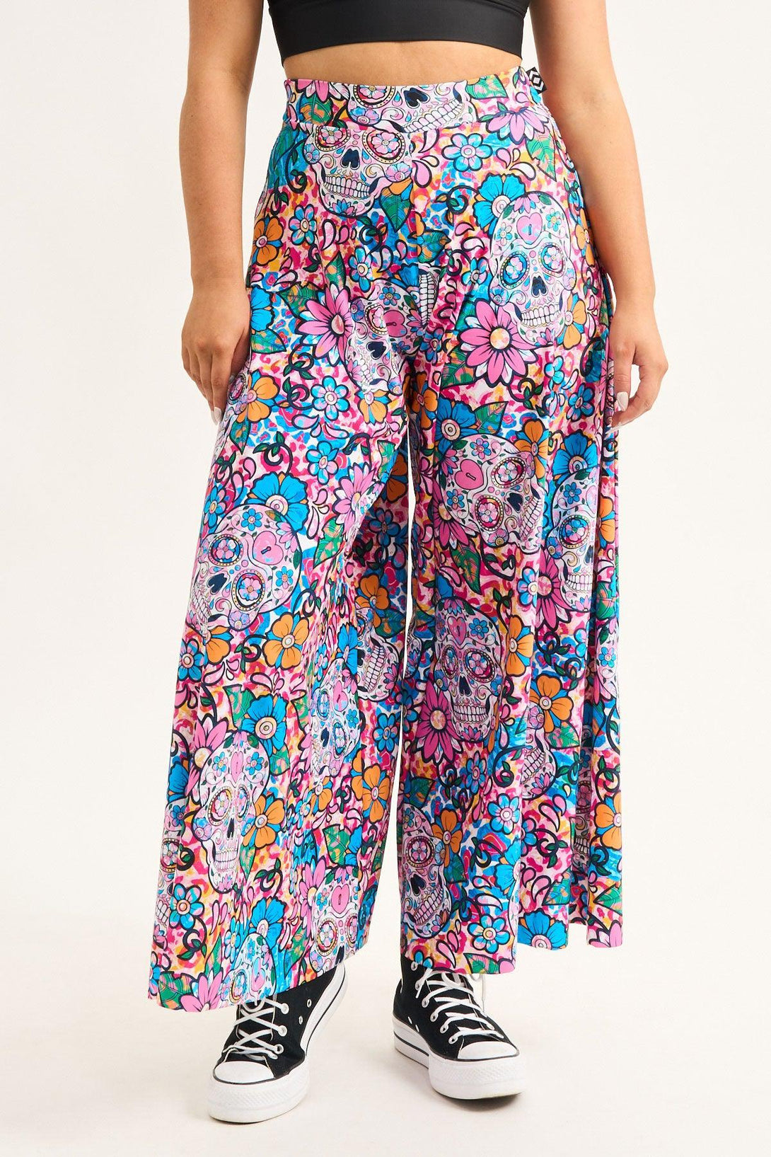 Fiesta Sista Silky - Palazzo Pant-9358328337096-Activewear-Exoticathletica