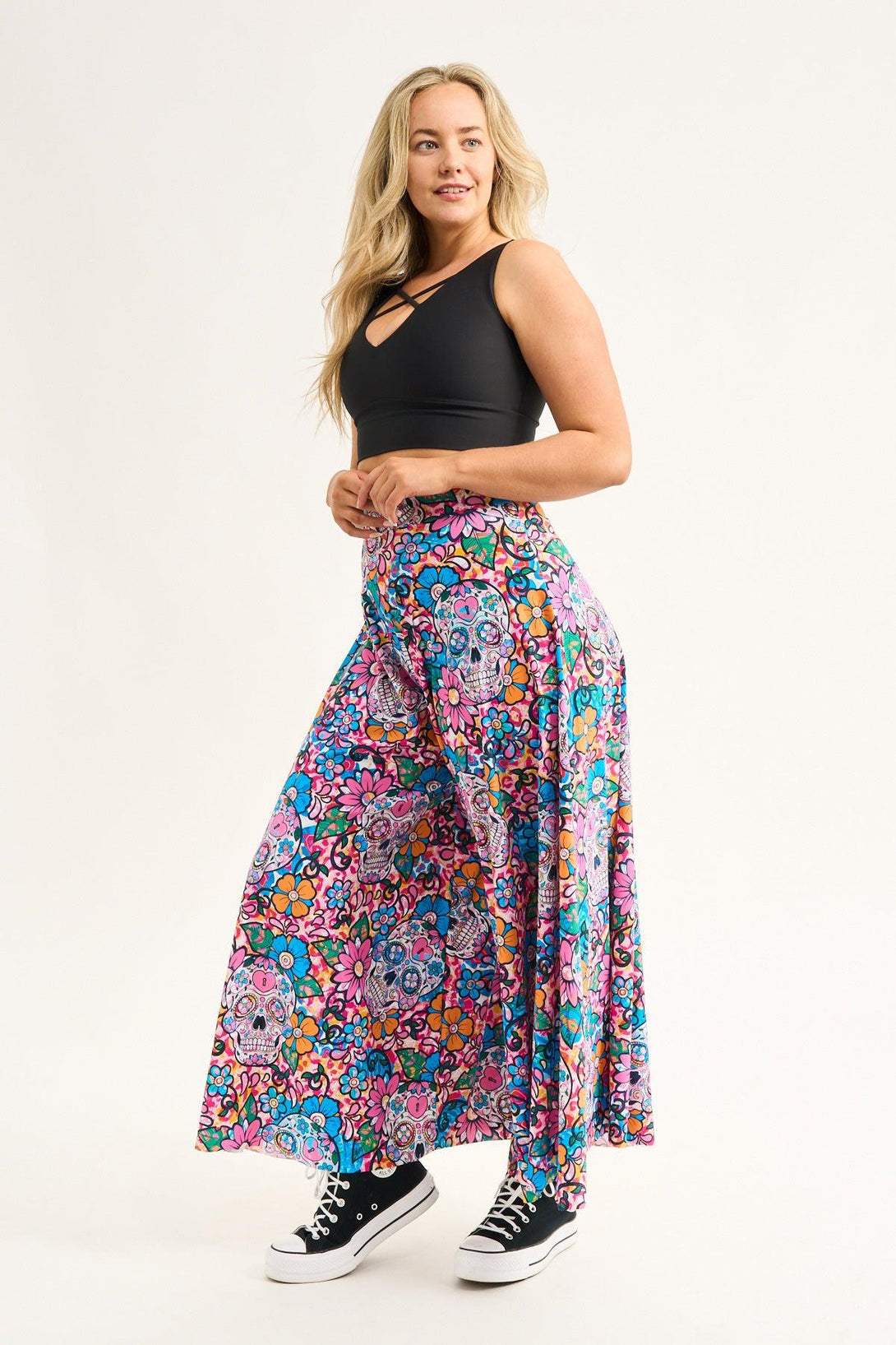 Fiesta Sista Silky - Palazzo Pant-Activewear-Exoticathletica