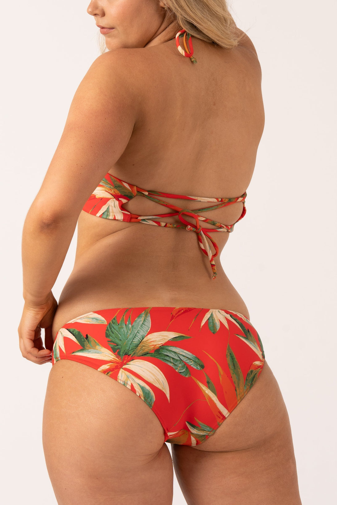 Flame Tropico Silky - Hipster Bikini Bottom-Activewear-Exoticathletica