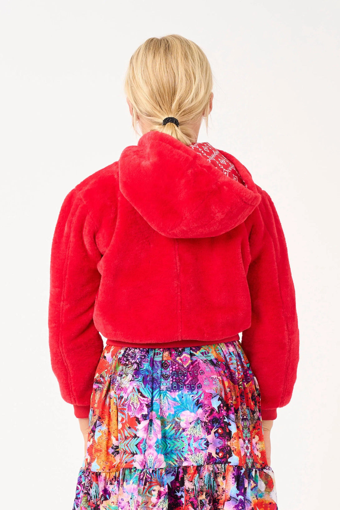 Floofy Furr Kids Floofy Jacket - Red-Activewear-Exoticathletica