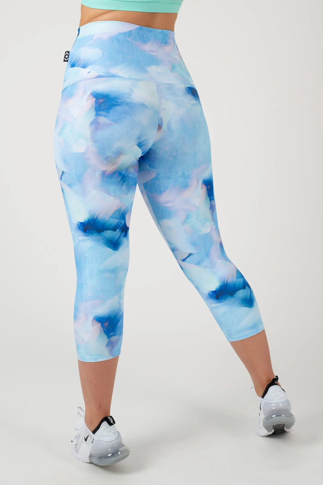 Fluid Performance - Extra High Waisted Capri Leggings-Activewear-Exoticathletica