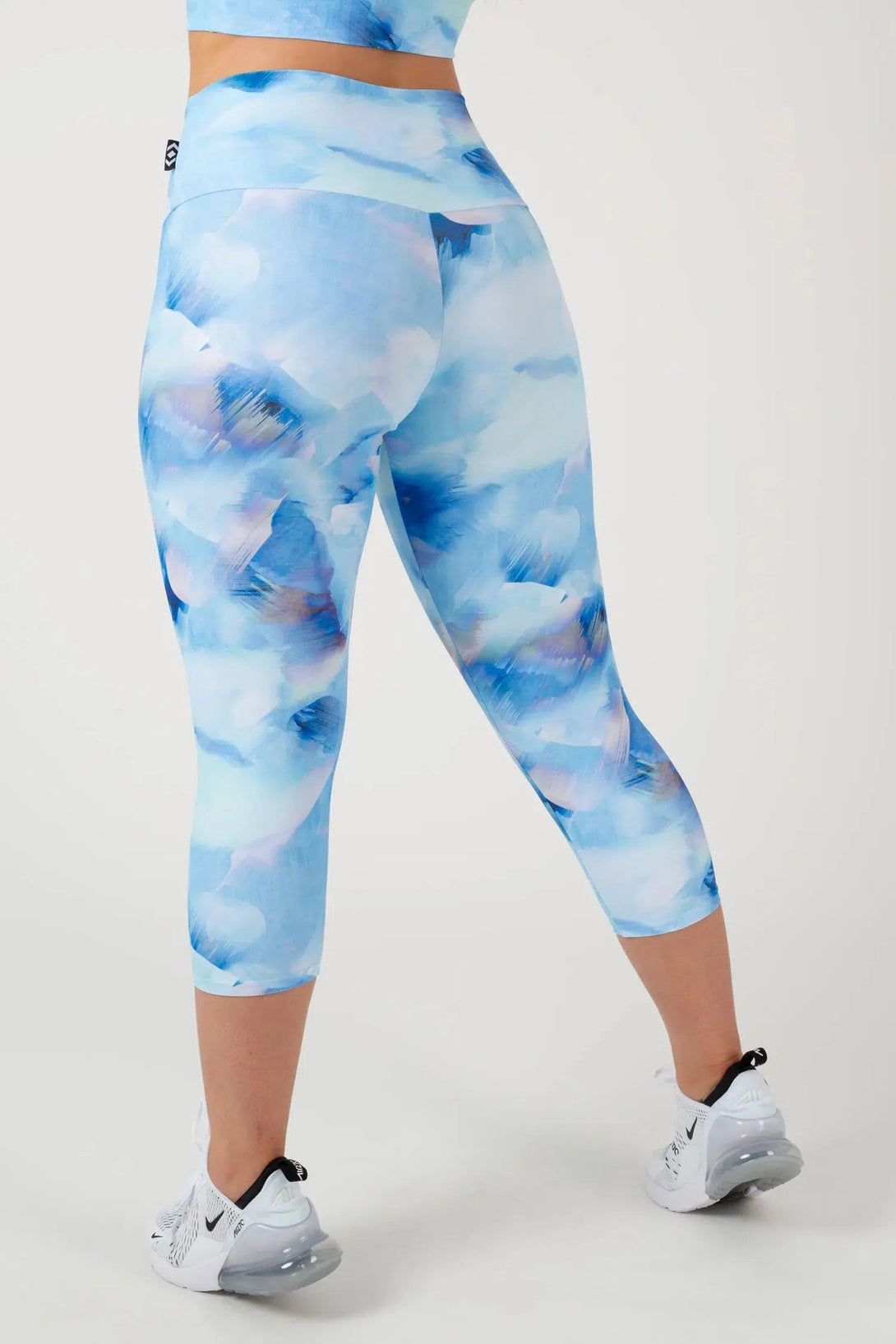 Fluid Performance - High Waisted Capri Leggings-Activewear-Exoticathletica