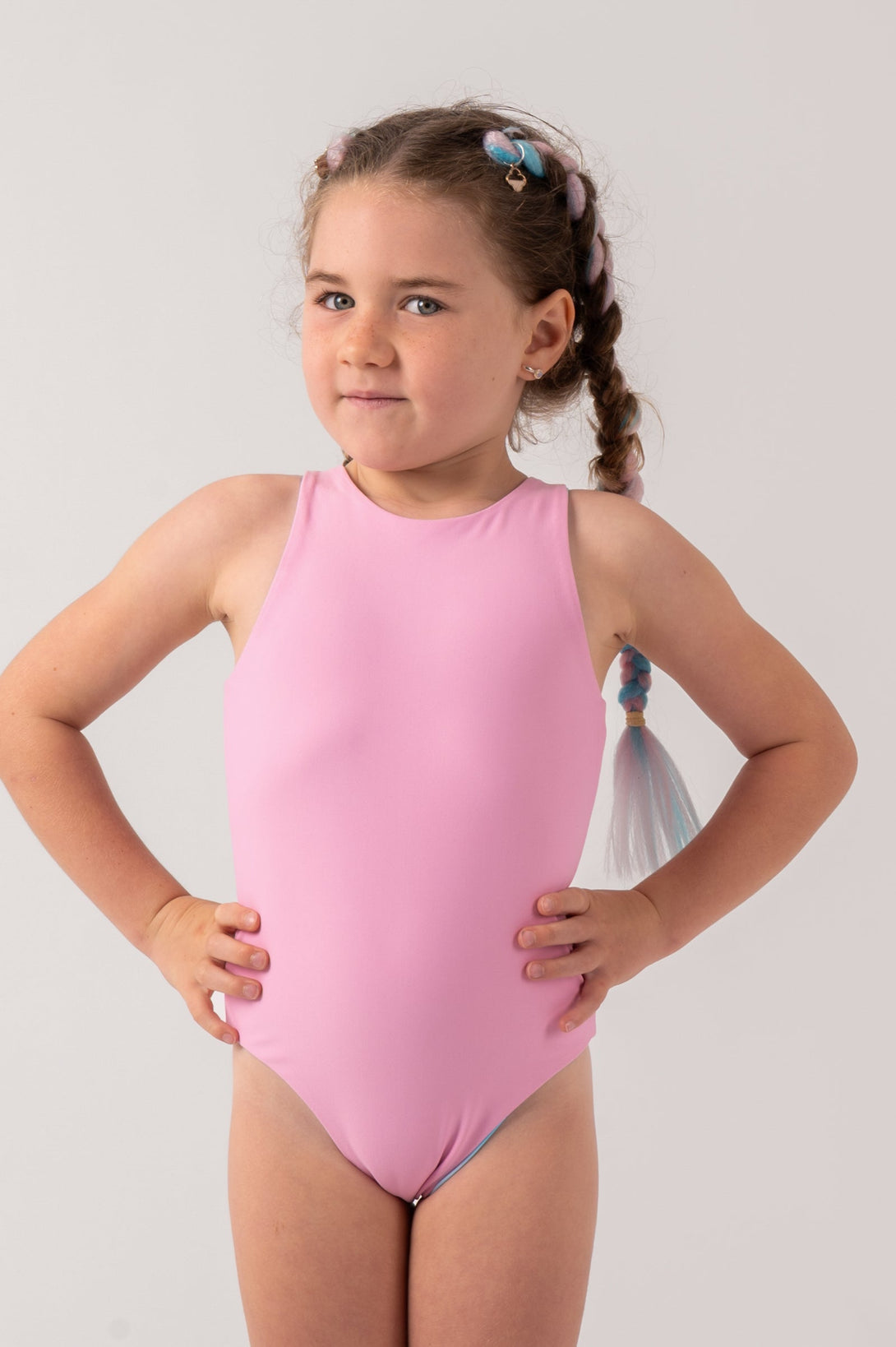 Fluid Silky - Kids Reversible One Piece-Activewear-Exoticathletica