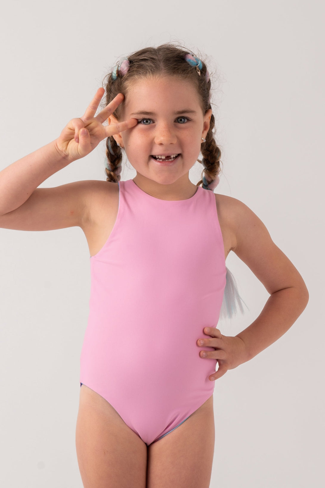 Fluid Silky - Kids Reversible One Piece-Activewear-Exoticathletica