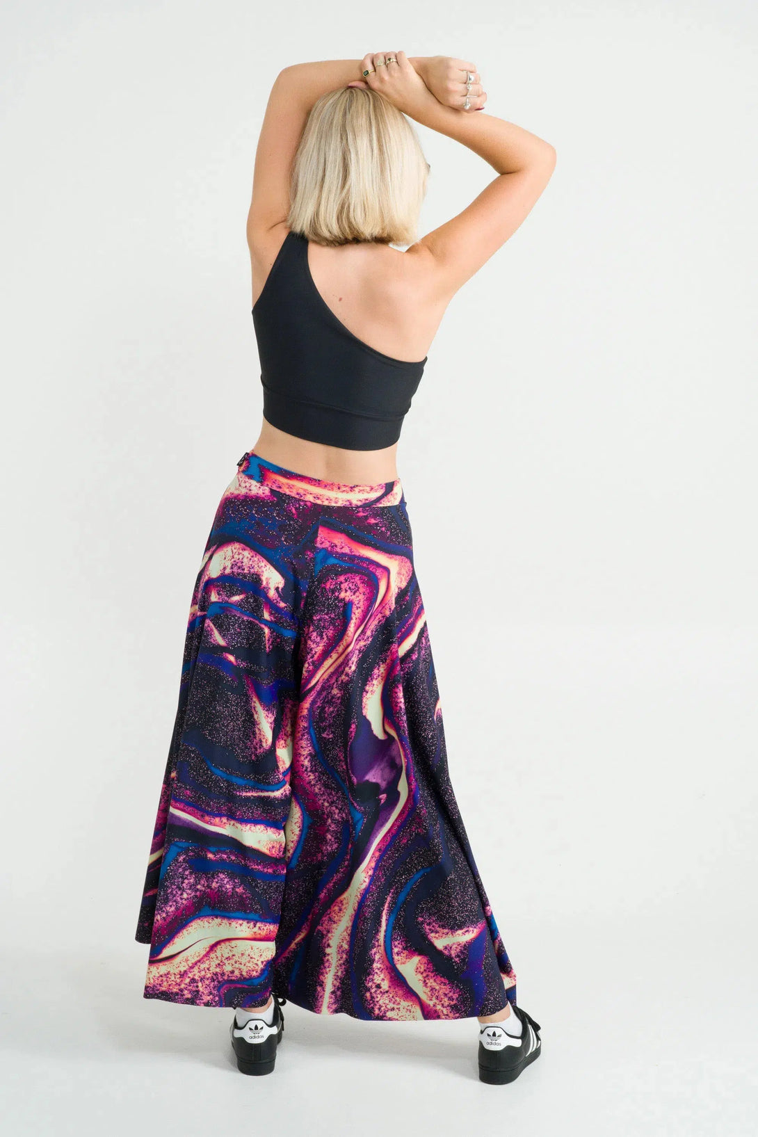 Free Spirits Pink Silky - Palazzo Pant-Activewear-Exoticathletica