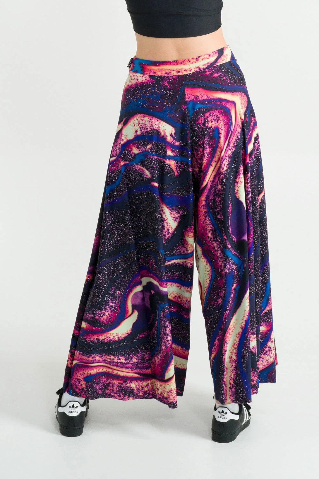 Free Spirits Pink Silky - Palazzo Pant-Activewear-Exoticathletica