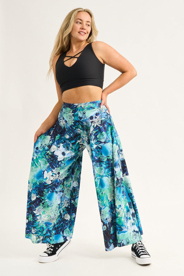 Good Witch Silky - Palazzo Pant-Activewear-Exoticathletica