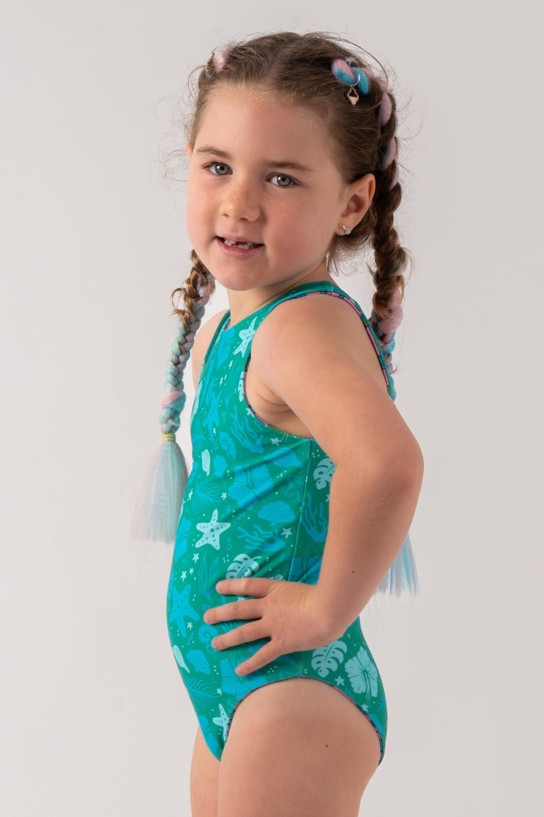 Holiyay Silky - Kids Reversible One Piece-Activewear-Exoticathletica