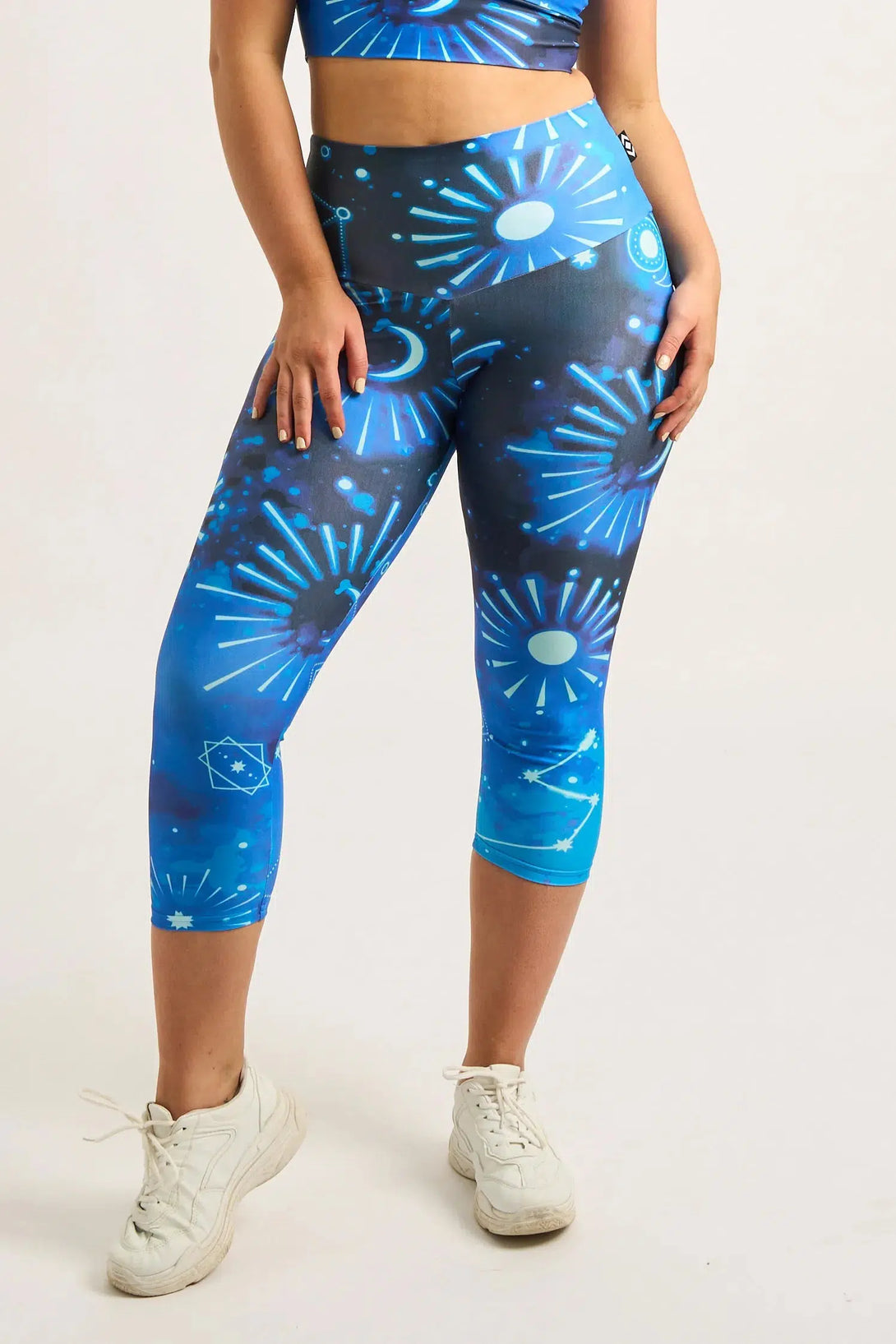 Imagine Nation Performance - Booty Scrunch High Waisted Capri Leggings-Activewear-Exoticathletica