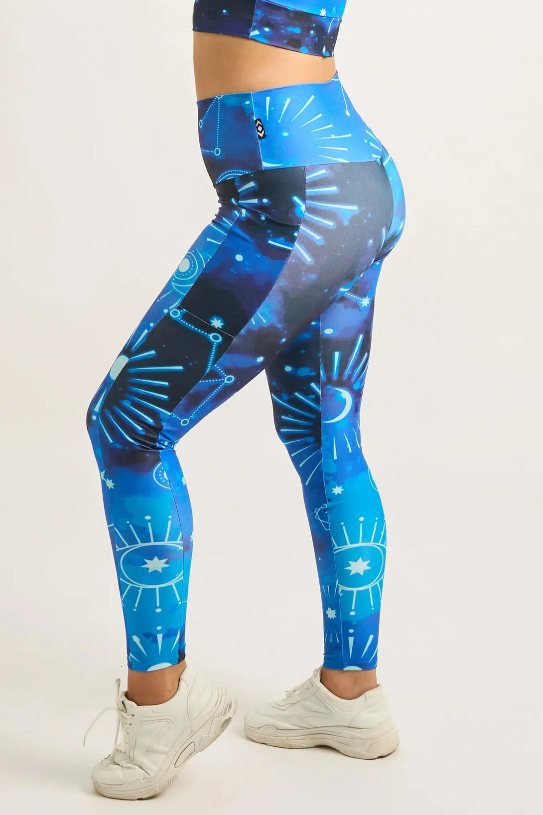 Imagine Nation Performance - Panel Pocket High Waisted Leggings-Activewear-Exoticathletica