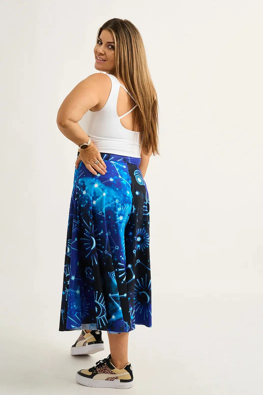 Imagine Nation Silky - Palazzo Culotte-Activewear-Exoticathletica