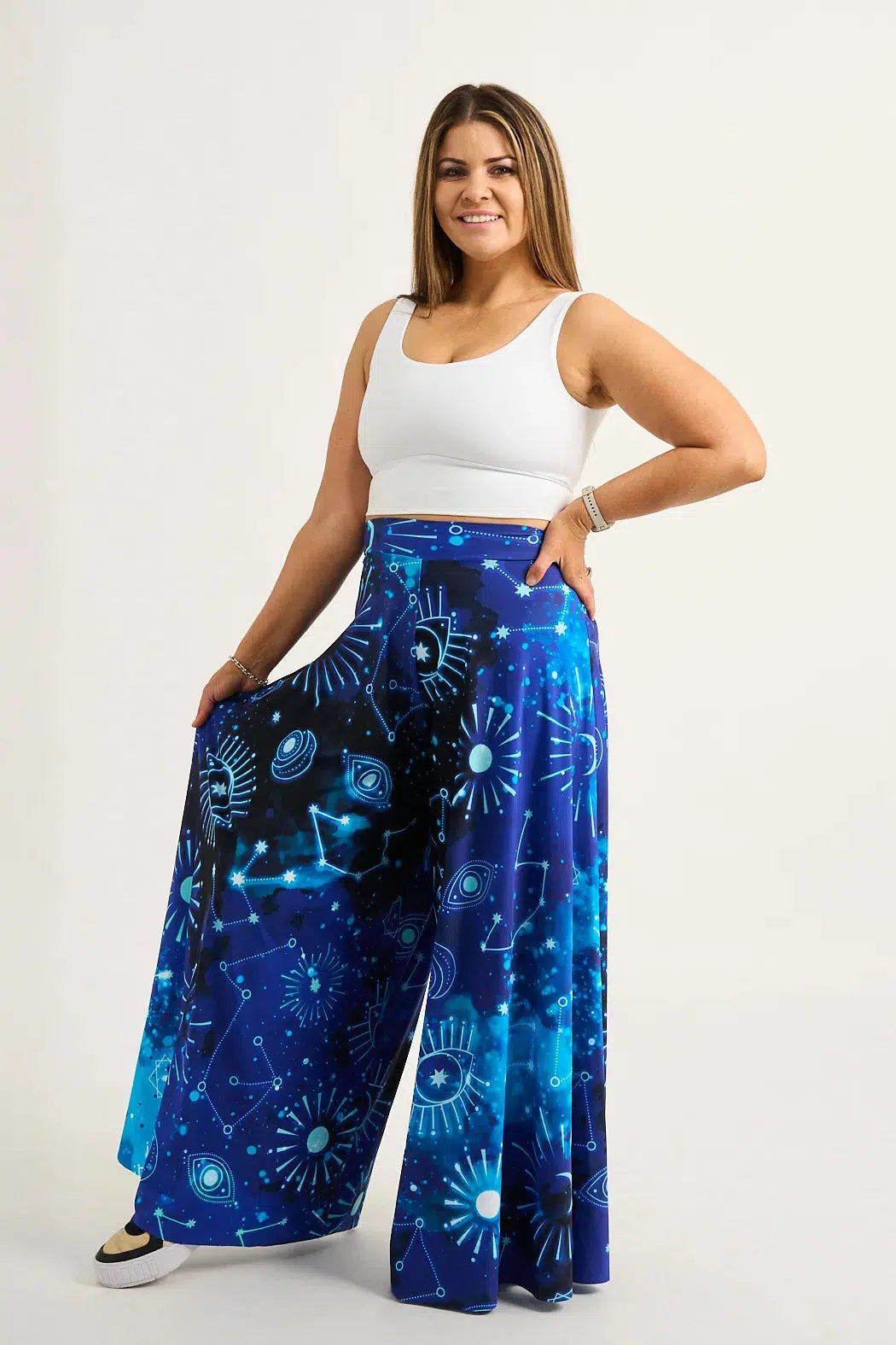 Imagine Nation Silky - Palazzo Pant-Activewear-Exoticathletica