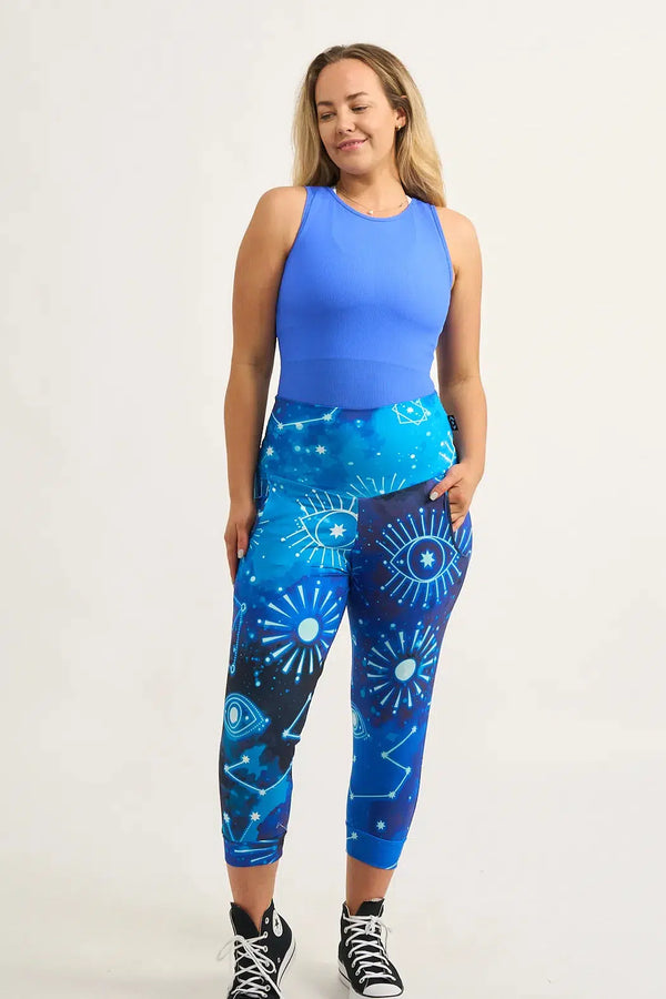 Imagine Nation Soft To Touch - Jogger Capris W/ Pockets-Activewear-Exoticathletica