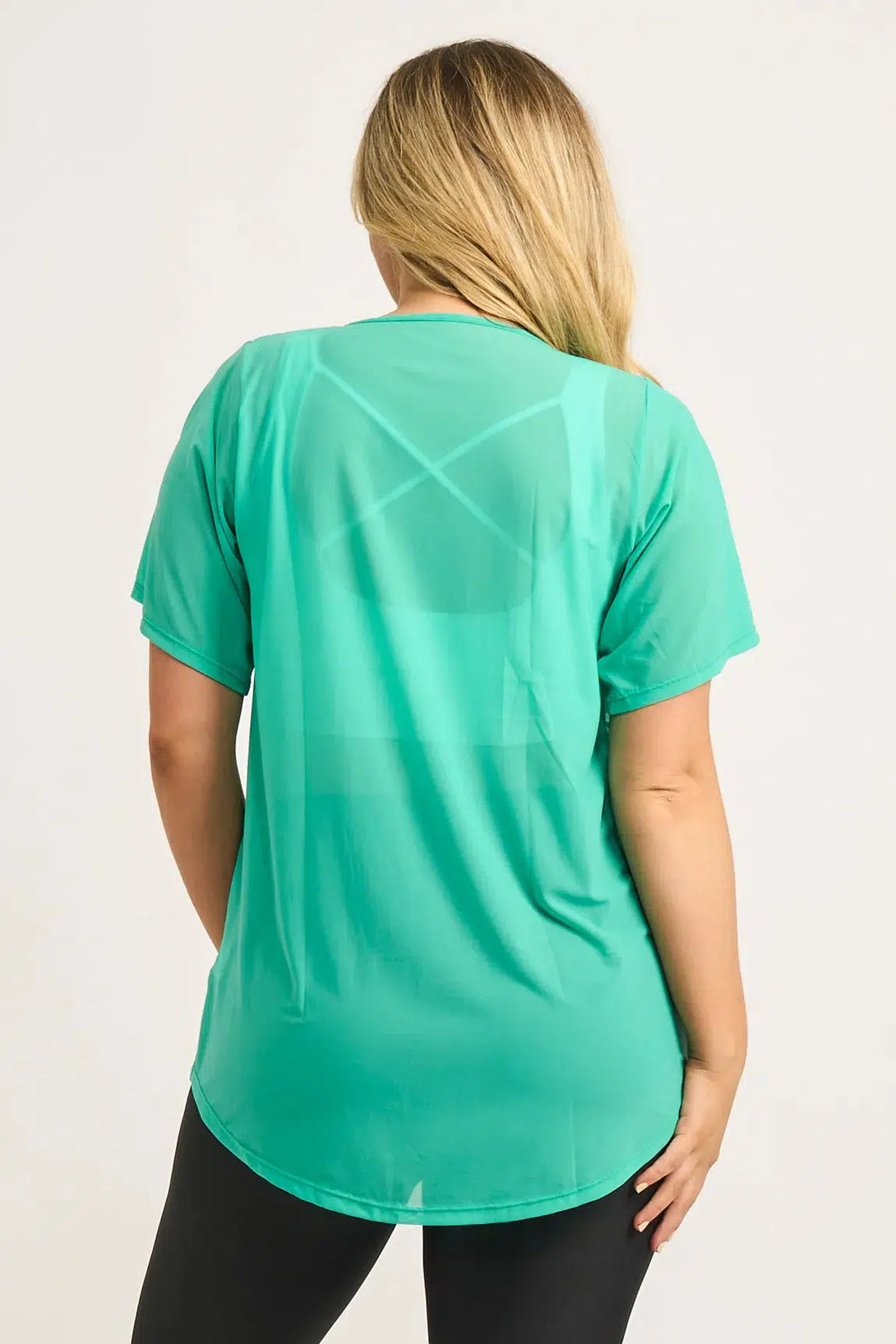 Jade Net - Plain Boyfriend Tee-Activewear-Exoticathletica