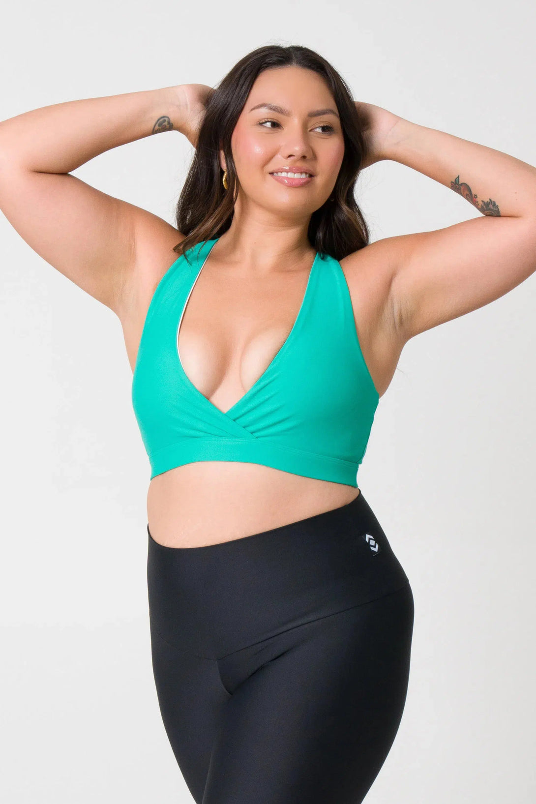 Jade Performance - Cross Over Crop-Activewear-Exoticathletica