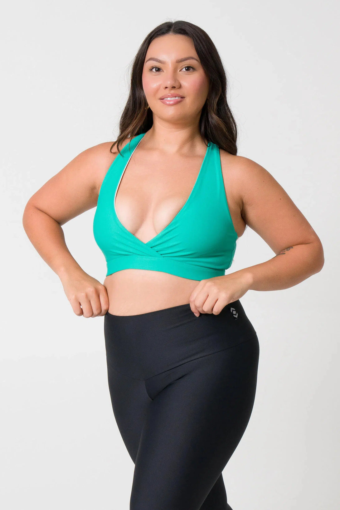 Jade Performance - Cross Over Crop-Activewear-Exoticathletica