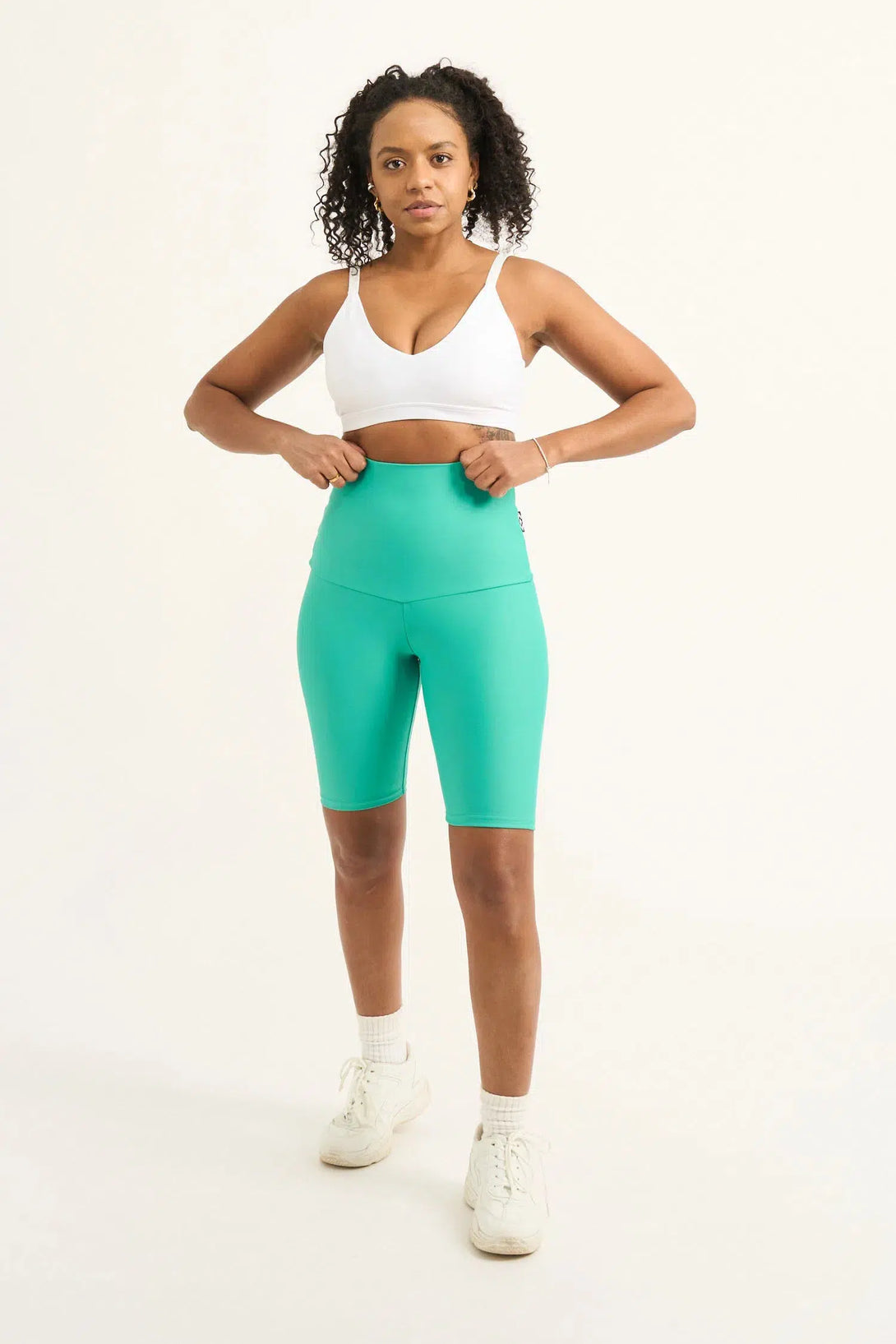 Jade Performance - Extra High Waisted Long Shorts-Activewear-Exoticathletica