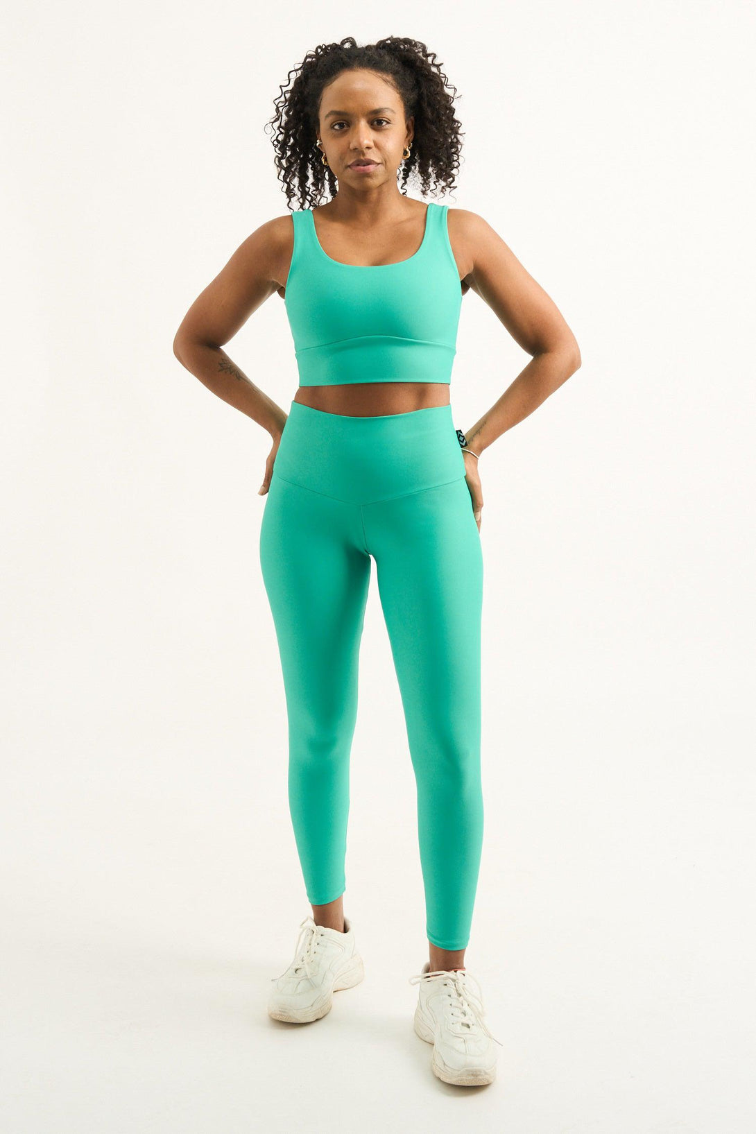 Jade Performance - High Waisted 7/8 Leggings-9358328351894-Activewear-Exoticathletica