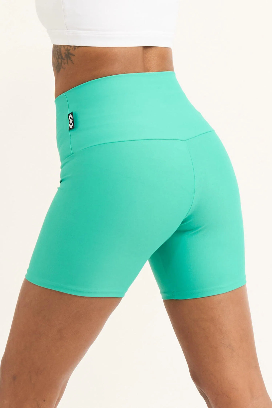 Jade Performance - High Waisted Booty Shorts-Activewear-Exoticathletica