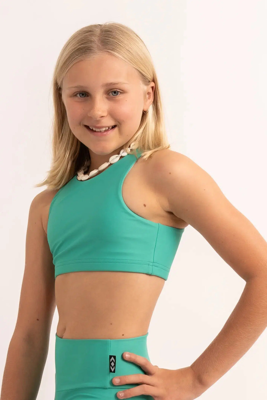 Jade Performance - Kids Crop Top-Activewear-Exoticathletica