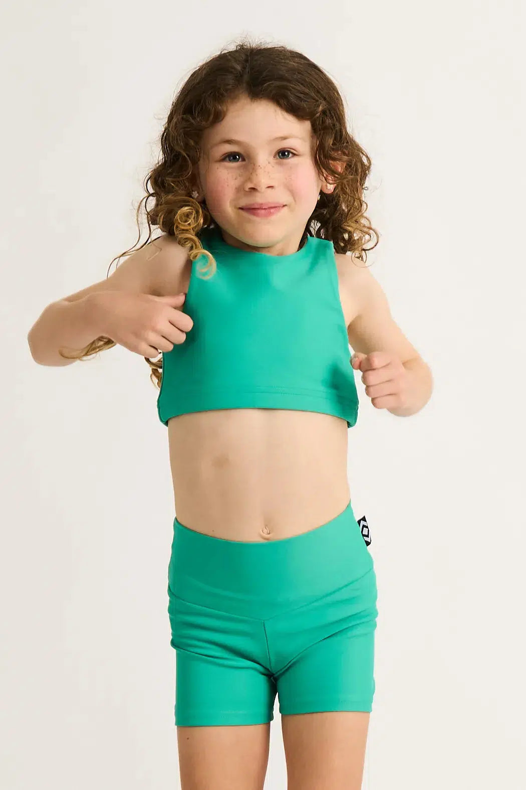 Jade Performance - Kids Crop Top-Activewear-Exoticathletica