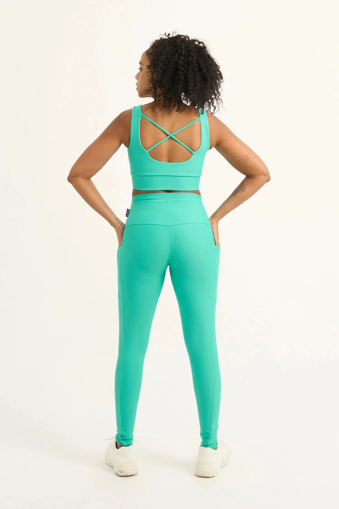 Jade Performance - Panel Pocket High Waisted Leggings-9358328356097-Activewear-Exoticathletica