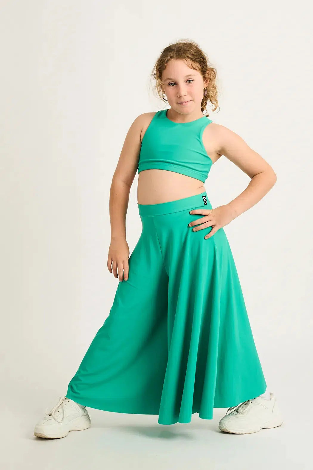 Jade Silky - Kids Palazzo Pant-Activewear-Exoticathletica