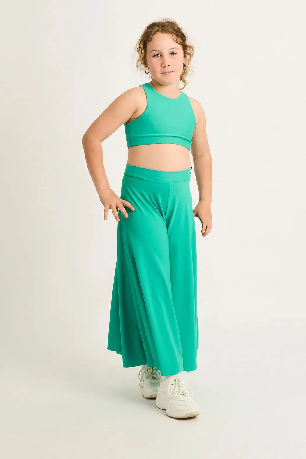 Jade Silky - Kids Palazzo Pant-Activewear-Exoticathletica