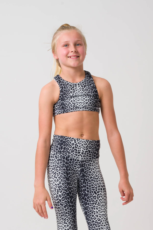 Jag Swag White Body Contouring - Kids Crop Top-Activewear-Exoticathletica