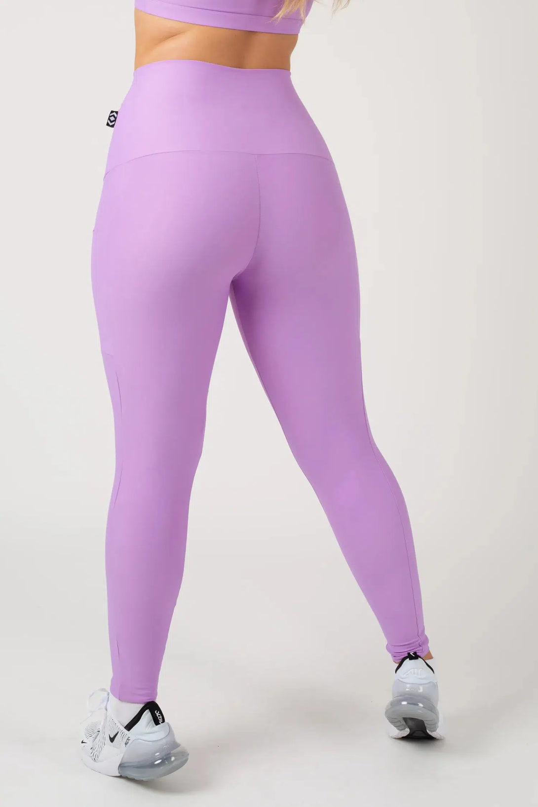 Lilac Performance - Panel Pocket Extra High Waisted Leggings-Activewear-Exoticathletica