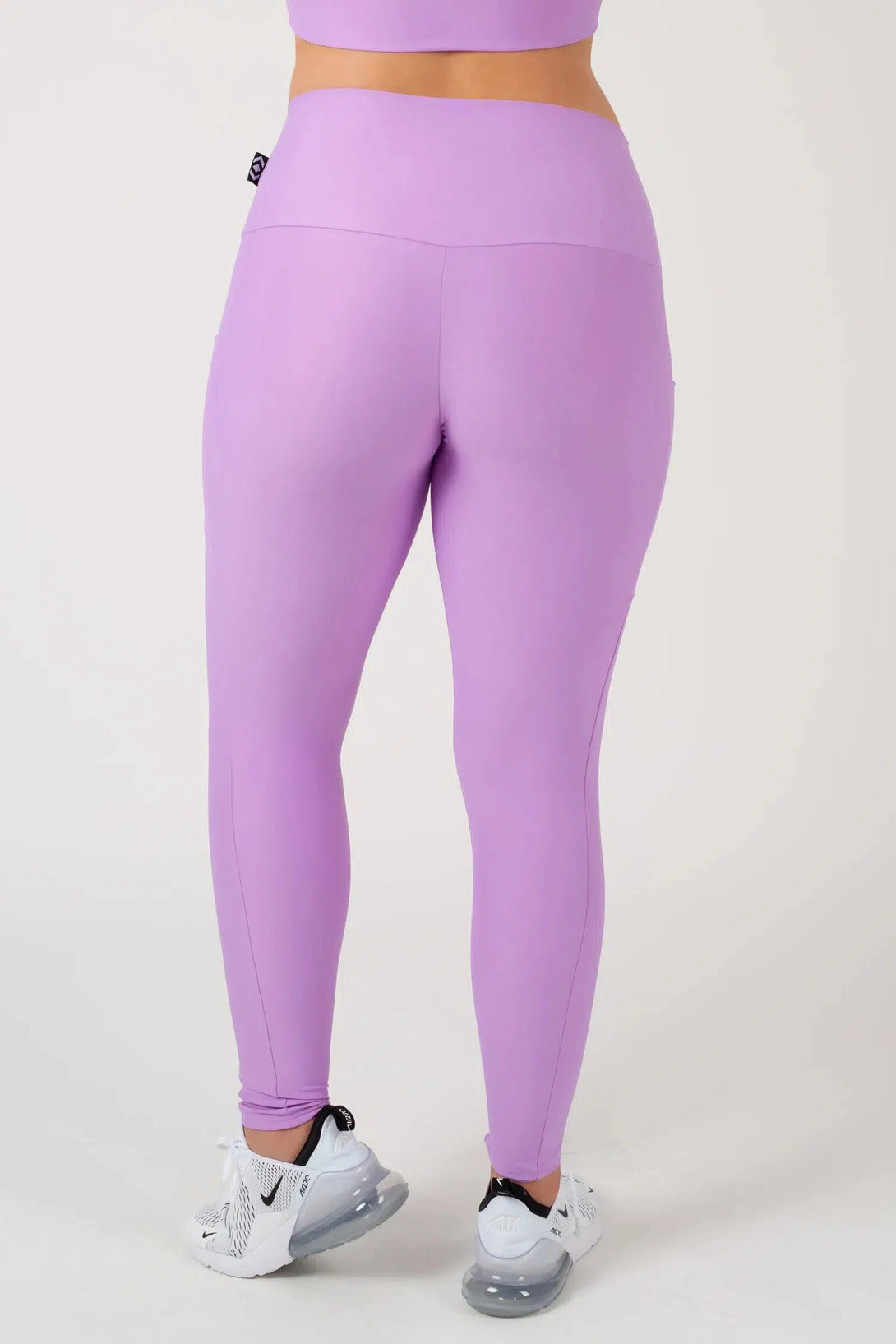 Lilac Performance - Panel Pocket High Waisted Leggings-Activewear-Exoticathletica