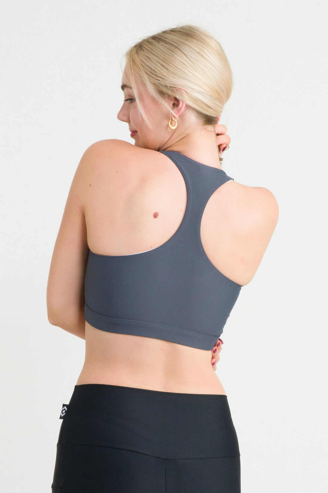 Mama Shark Performance - Deep V Crop-Activewear-Exoticathletica