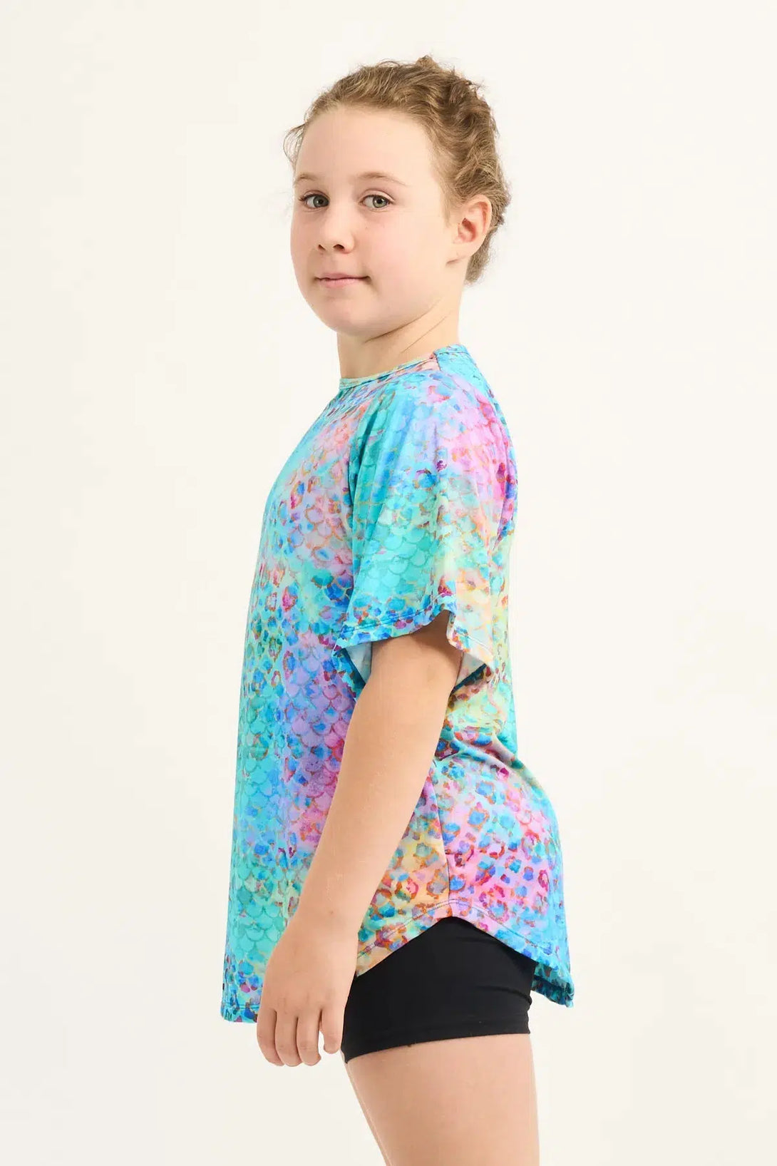 Mermaid Jag Slinky To Touch - Kids Boyfriend Tee-Activewear-Exoticathletica