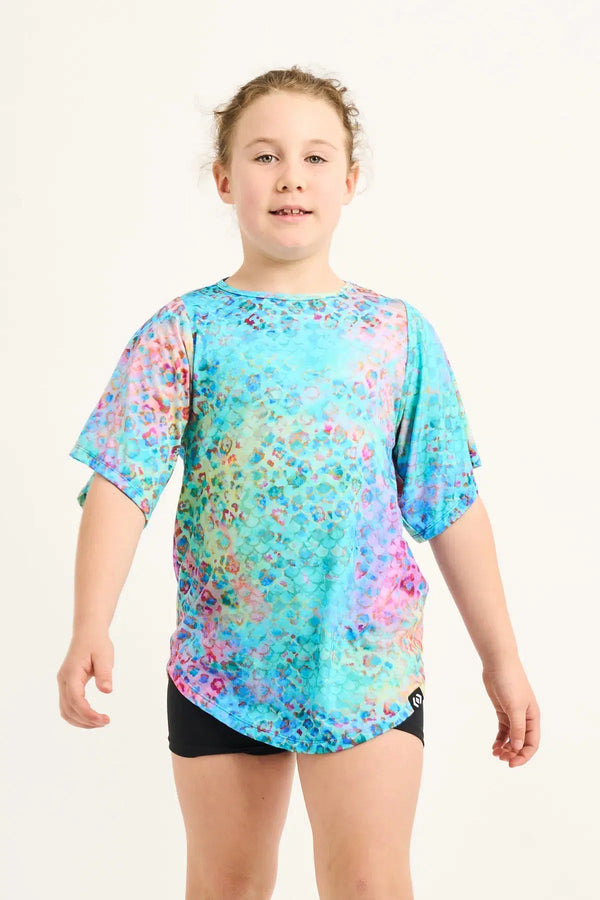 Mermaid Jag Slinky To Touch - Kids Boyfriend Tee-Activewear-Exoticathletica