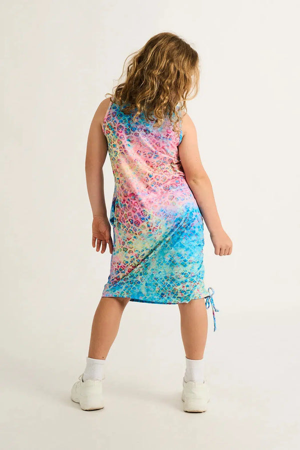 Mermaid Jag Soft To Touch - Kids Lazy Girl Dress Tank-9358328337911-Activewear-Exoticathletica