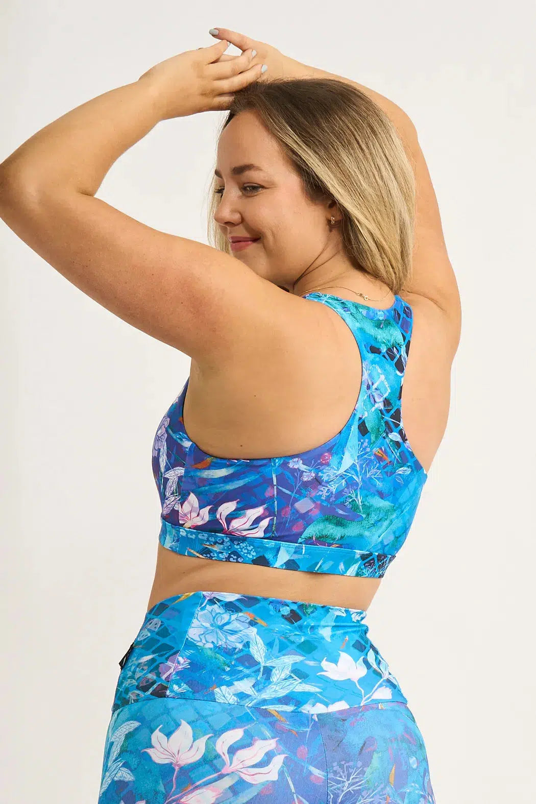 Mermaid Mafia Performance - Cross Over Crop-Activewear-Exoticathletica