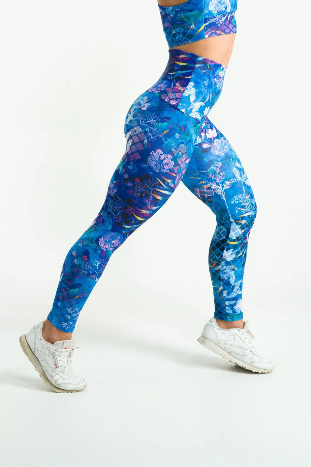 Mermaid Mafia Performance - Extra High Waisted 7/8 Leggings-Activewear-Exoticathletica