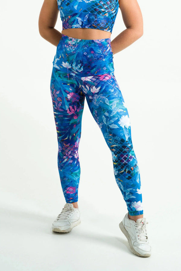 Mermaid Mafia Performance - Extra High Waisted 7/8 Leggings-Activewear-Exoticathletica