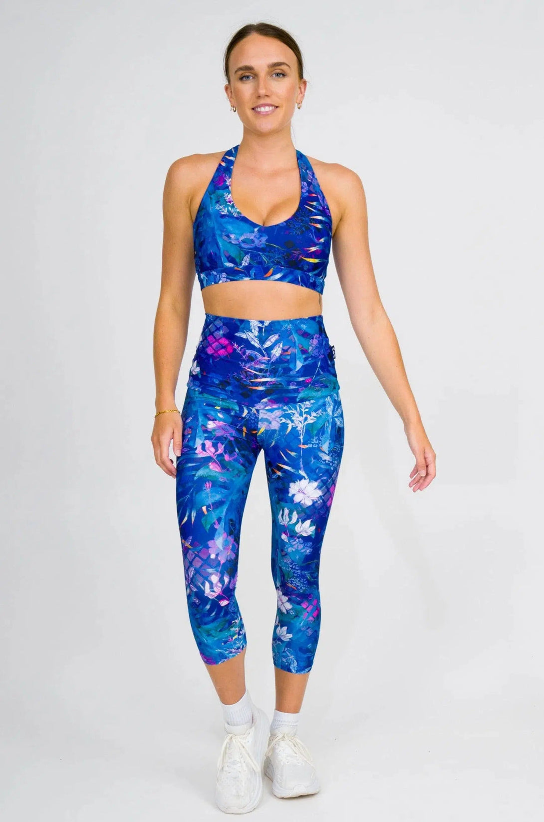 Mermaid Mafia Performance - Extra High Waisted Capri Leggings-Activewear-Exoticathletica