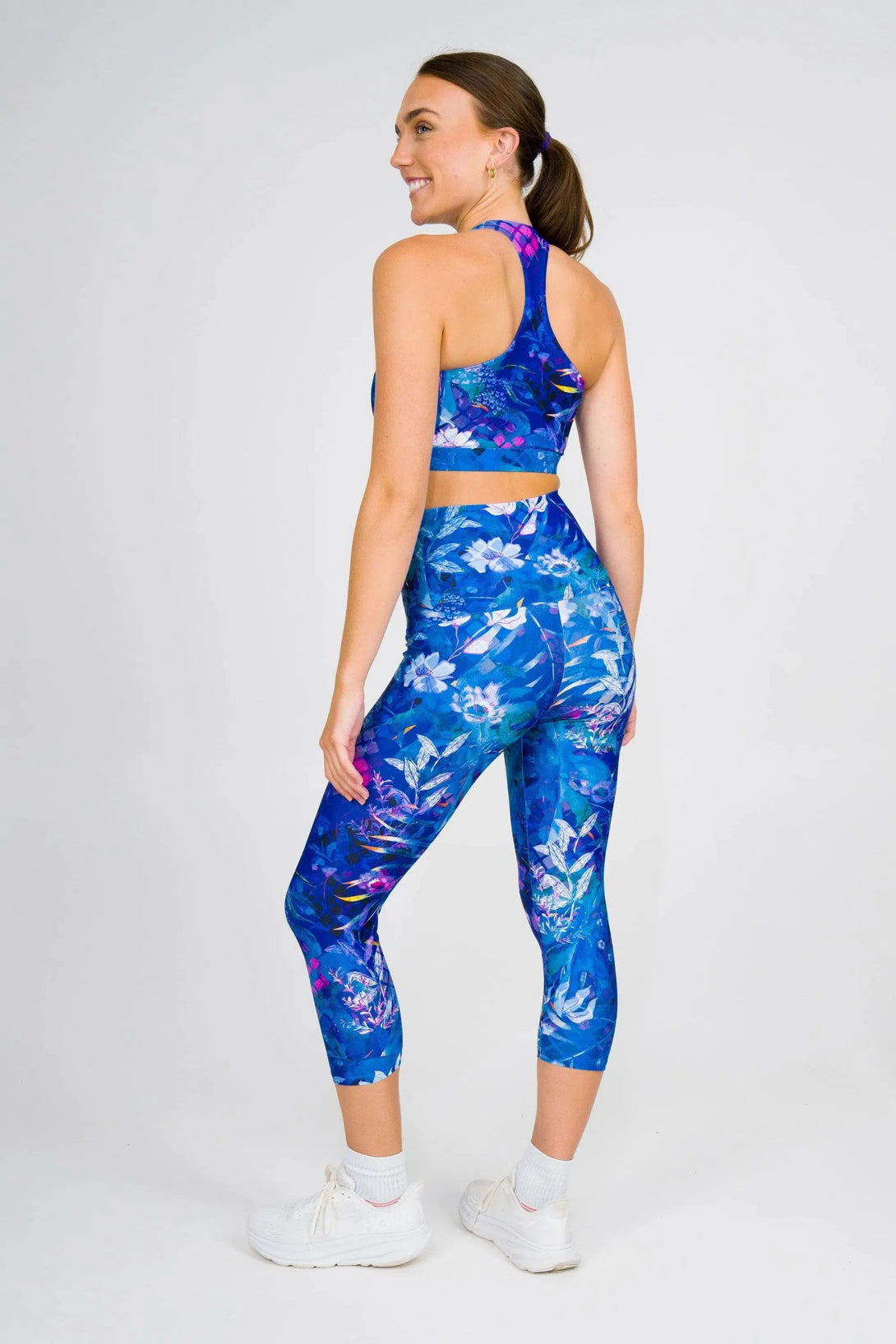 Mermaid Mafia Performance - Extra High Waisted Capri Leggings-Activewear-Exoticathletica