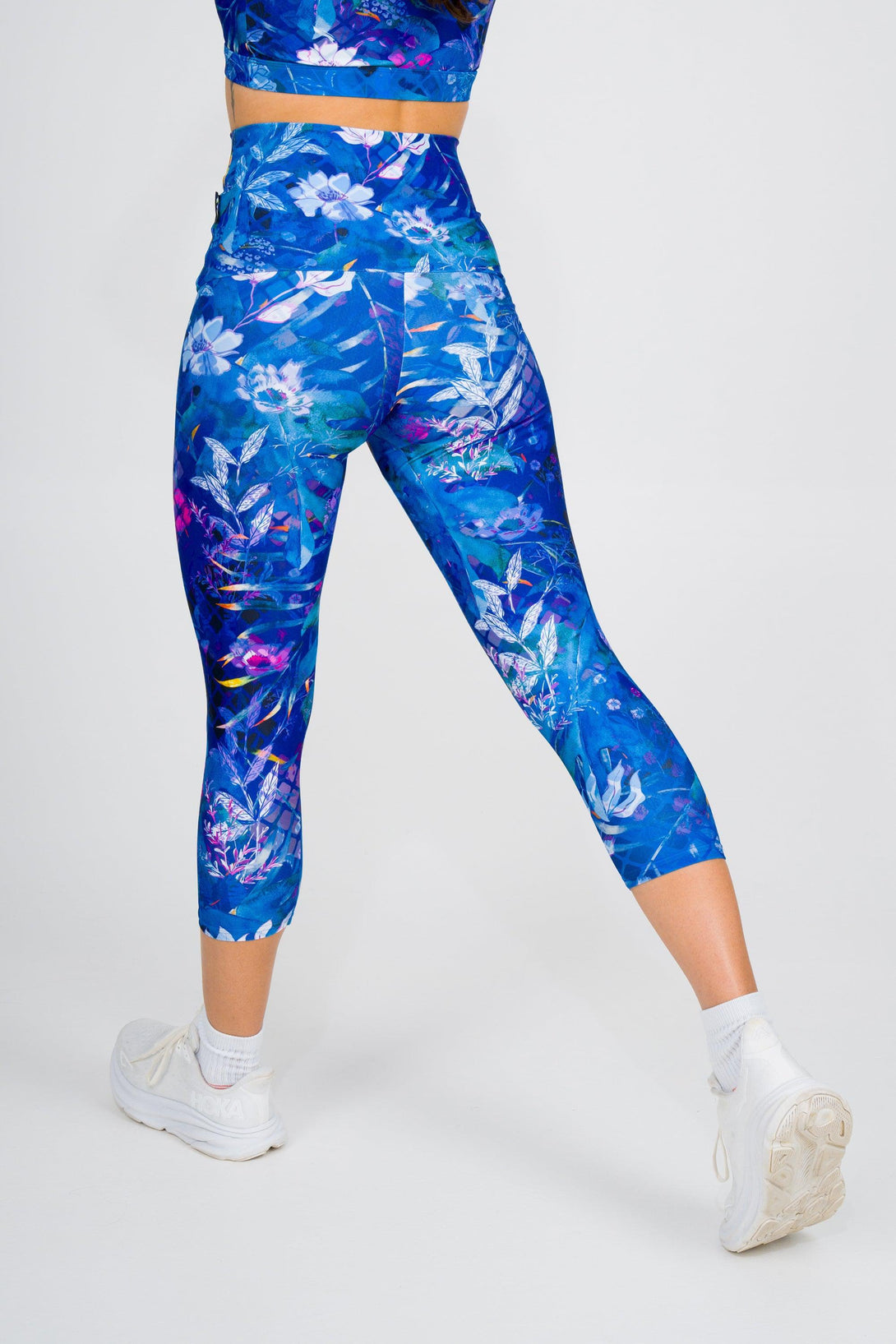 Mermaid Mafia Performance - Extra High Waisted Capri Leggings-Activewear-Exoticathletica