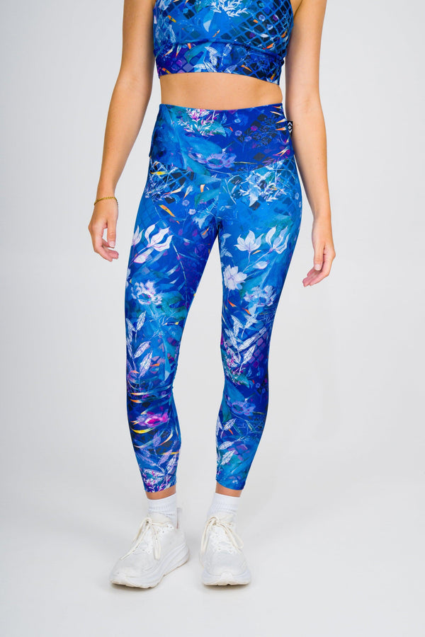 Mermaid Mafia Performance - High Waisted 7/8 Leggings-Activewear-Exoticathletica