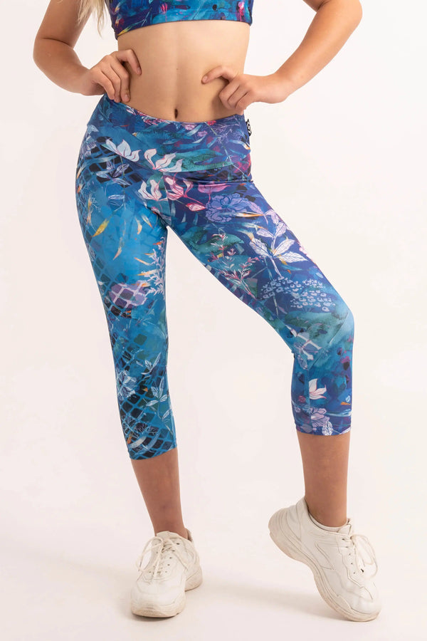 Mermaid Mafia Performance - Kids Capris-1000000539-Activewear-Exoticathletica